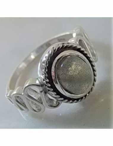 Bague labradorite argent