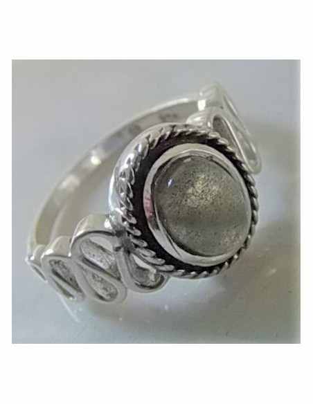 Bague labradorite argent