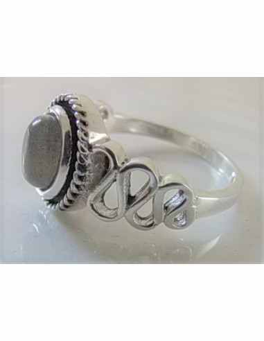 Bague labradorite argent
