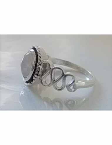 Bague pierre de lune argent