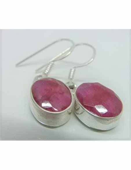 Boucles d'oreilles pierres semi-precieuses