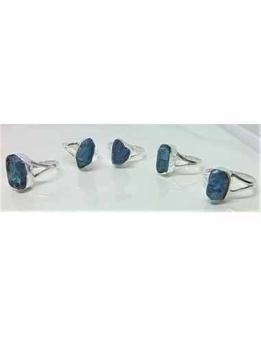 Bague indigolite brute