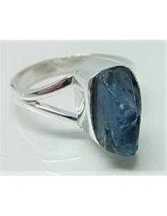 Bague indigolite brute