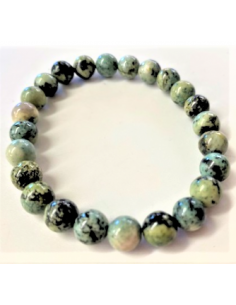 Emeraudes 8mm bracelet