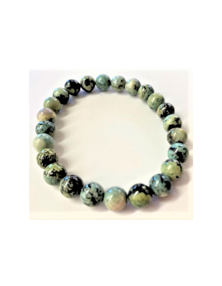 Emeraudes 8mm bracelet