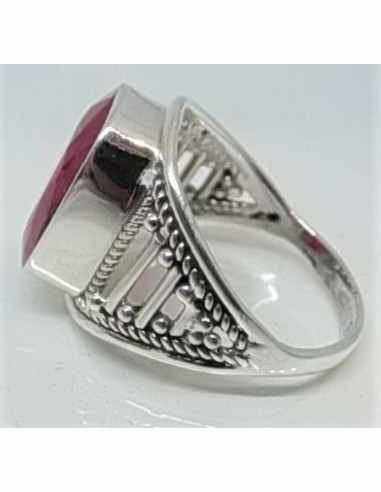 Chevalier rubis argent