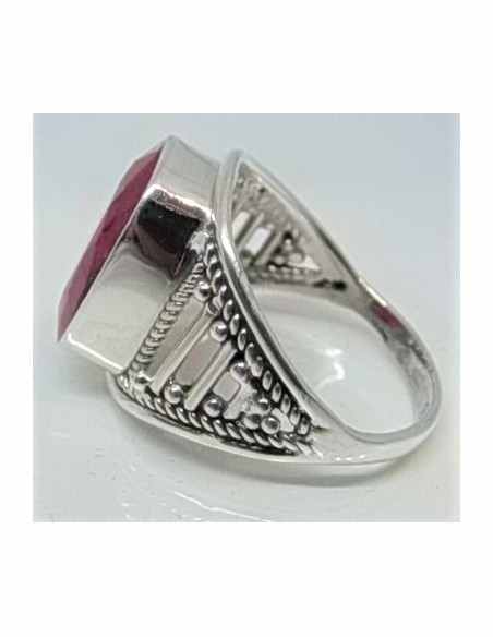 Chevalier rubis argent