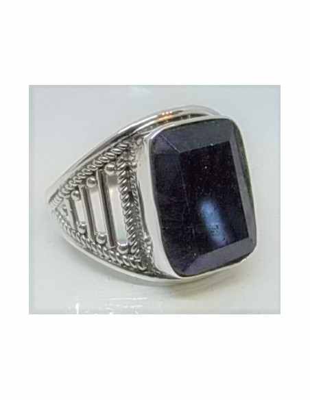 Chevalier Saphir argent