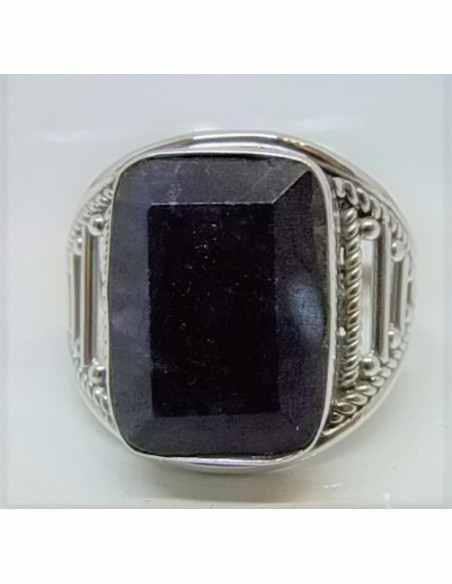 Chevalier Saphir argent