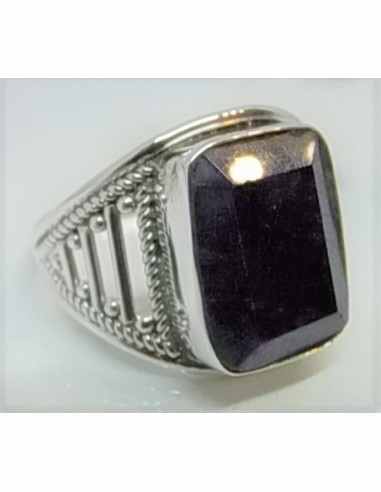 Chevalier Saphir argent