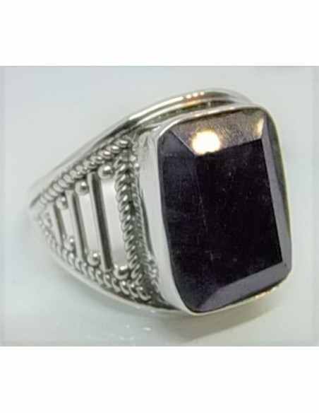 Chevalier Saphir argent