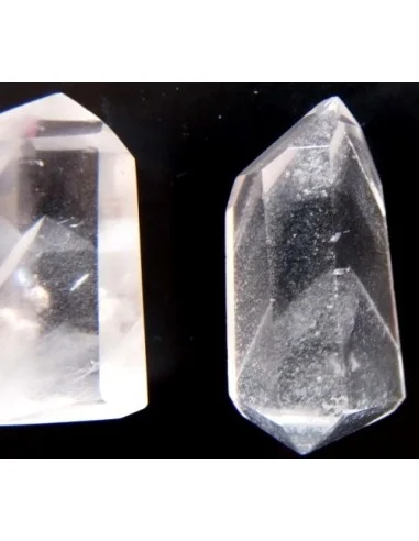Pointe de quartz manifestation blanc