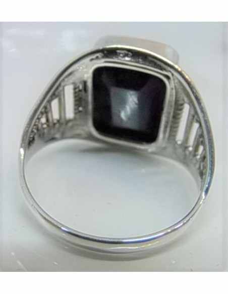 Chevalier Saphir argent