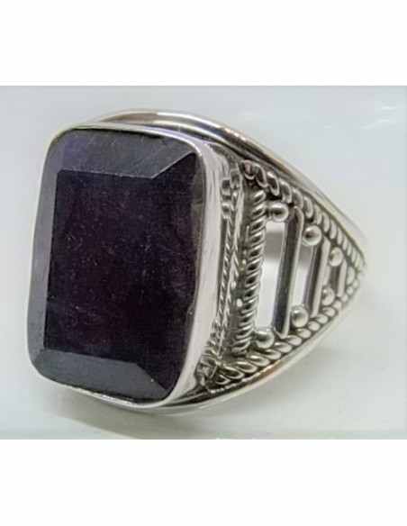 Chevalier Saphir argent