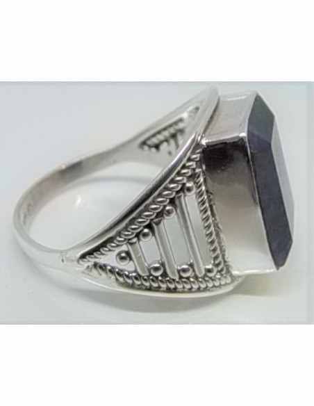 Chevalier Saphir argent