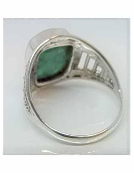 Chevalier émeraude argent