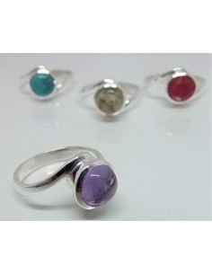 Bague pierre lune pleine argent 2
