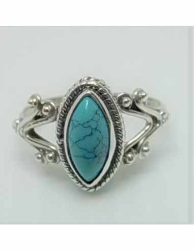 Bague pierre montee en argent