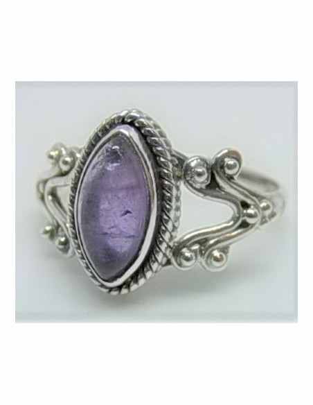 Bague pierre montee en argent
