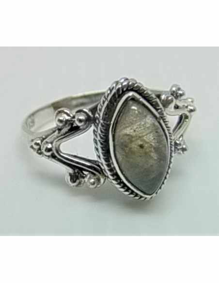 Bague pierre montee en argent