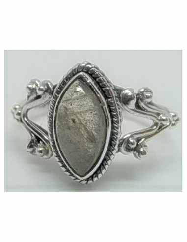Bague pierre montee en argent