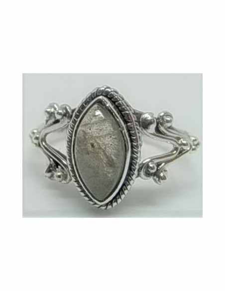 Bague pierre montee en argent