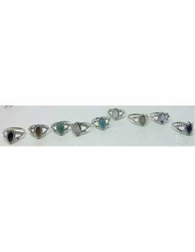 Bague pierre montee en argent
