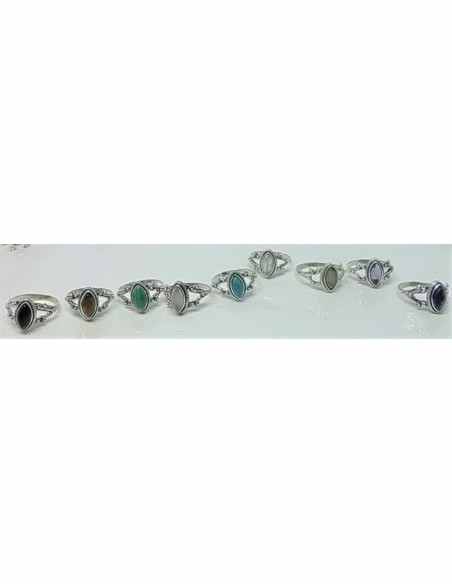 Bague pierre montee en argent