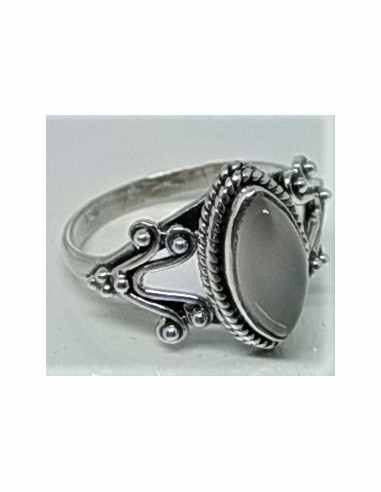 Bague pierre montee en argent
