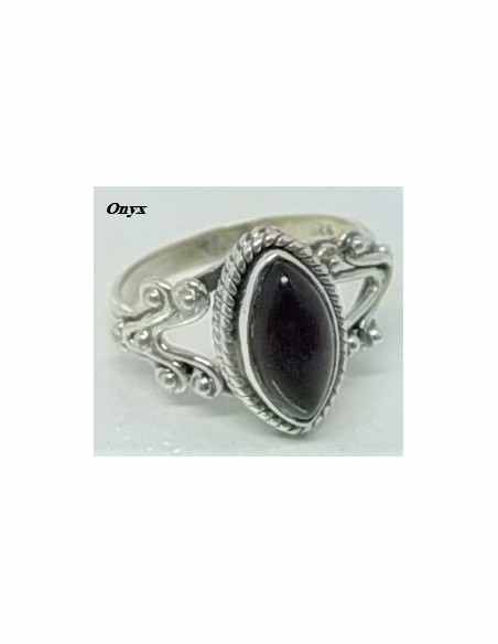 Bague pierre montee en argent