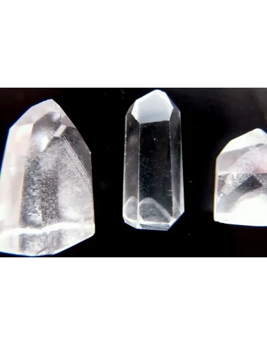Pointe de quartz manifestation blanc