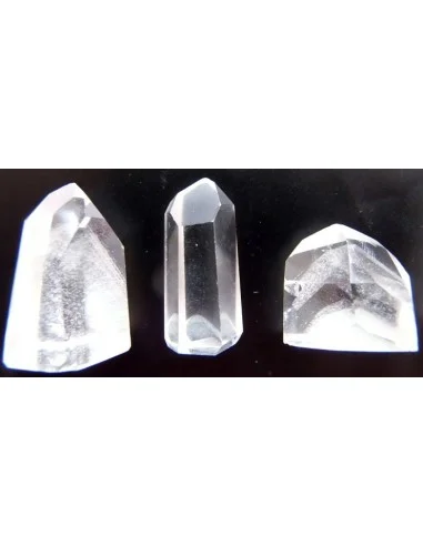 Pointe de quartz manifestation blanc