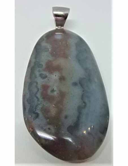 Pendentif Jaspe ocean 90mm