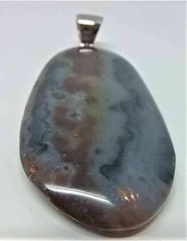 Pendentif Jaspe ocean 90mm
