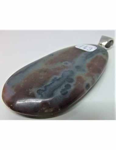 Pendentif Jaspe ocean 90mm