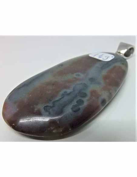 Pendentif Jaspe ocean 90mm