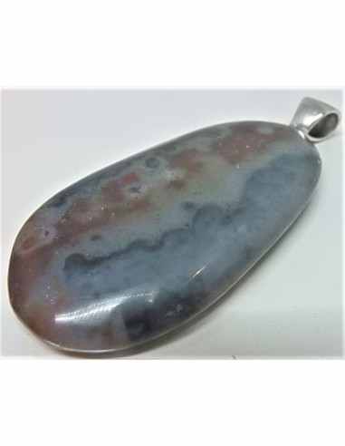 Pendentif Jaspe ocean 90mm