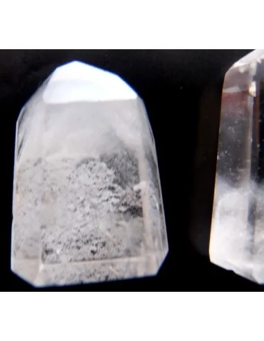 Pointe de quartz manifestation blanc