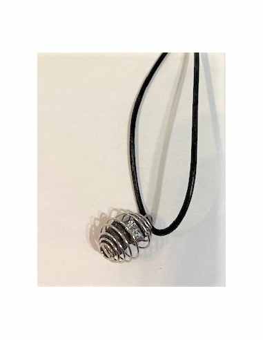 Pendentif magnétite Octaedre naturel 10mm