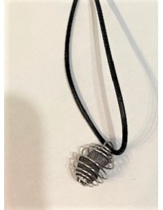 Pendentif magnétite Octaedre naturel 10mm