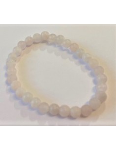 Quartz rose brut 6mm bracelet 2