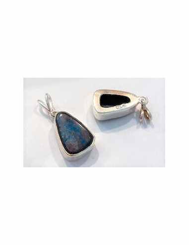 Pendentif Azurite montee en argent