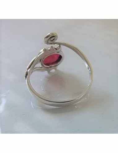 Rubis Bague argent
