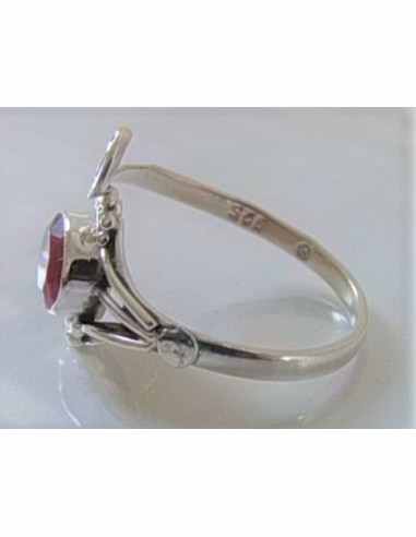 Rubis Bague argent