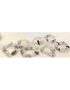 Quartz bipoint fantome bracelet 2