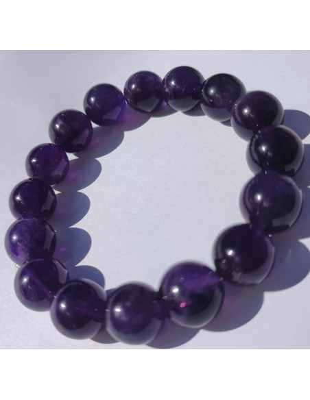 Bracelet amethyste 12mm
