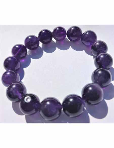 Bracelet amethyste 12mm