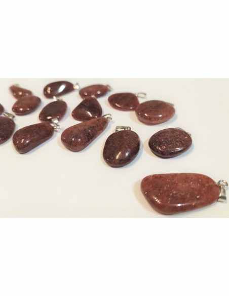 Aventurine rouge pendentif