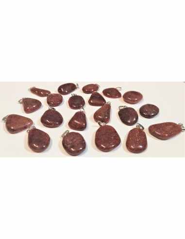 Aventurine rouge pendentif