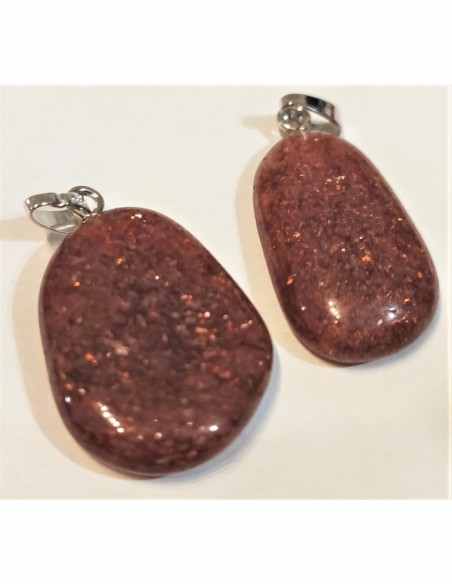 Aventurine rouge pendentif
